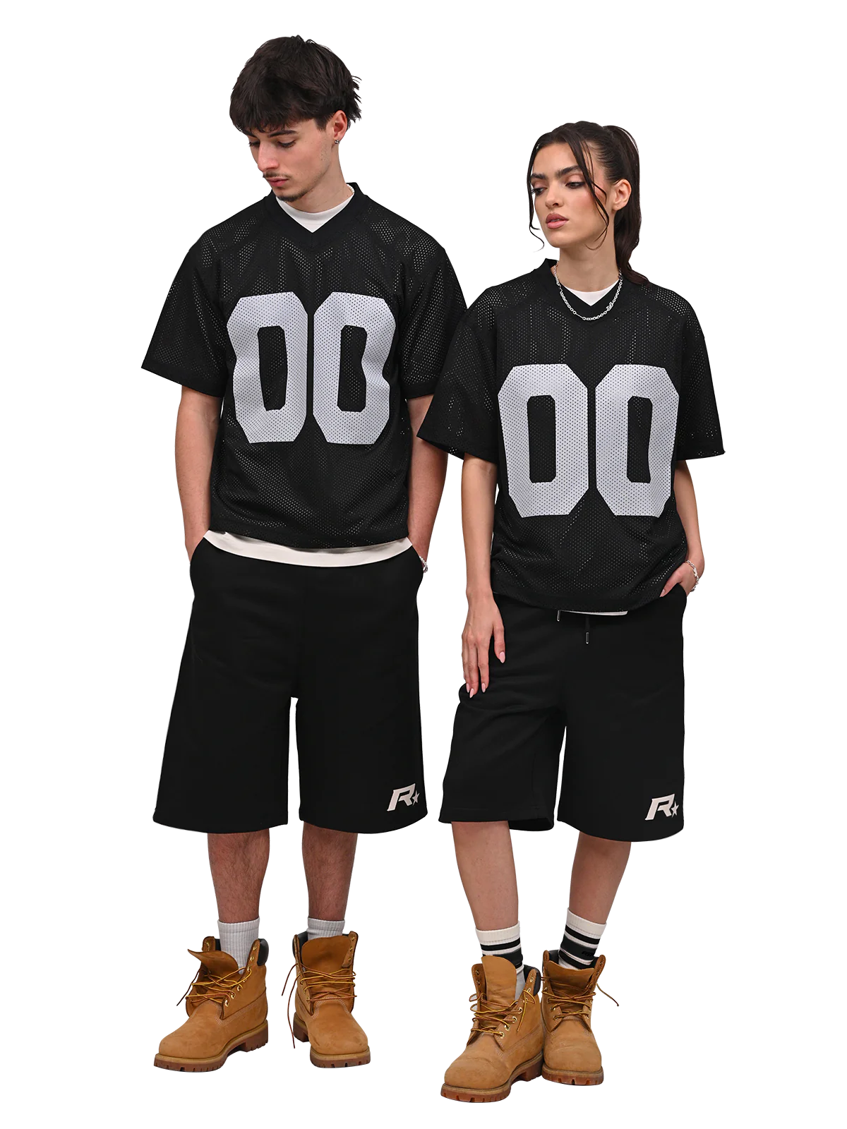 MESH JERSEY - BLACK