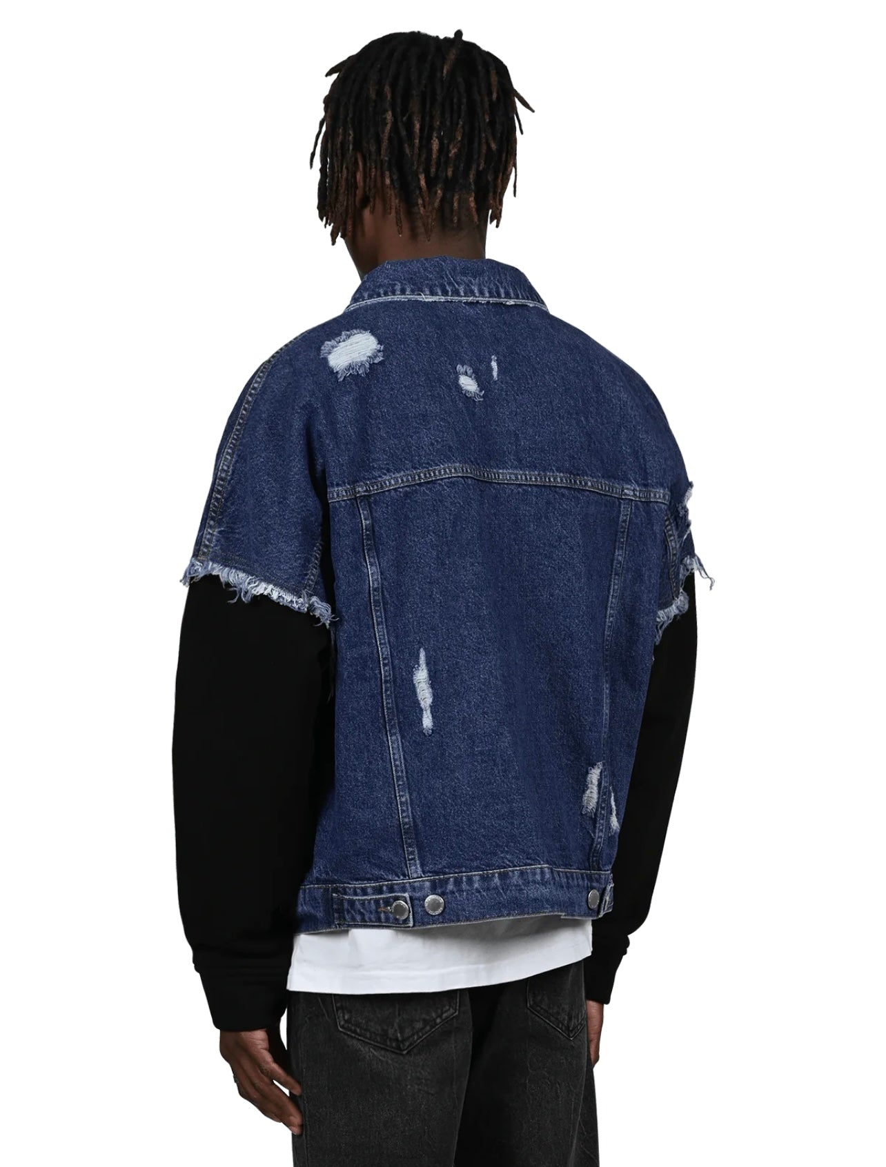 RETRO DENIM JACKET - MID BLUE