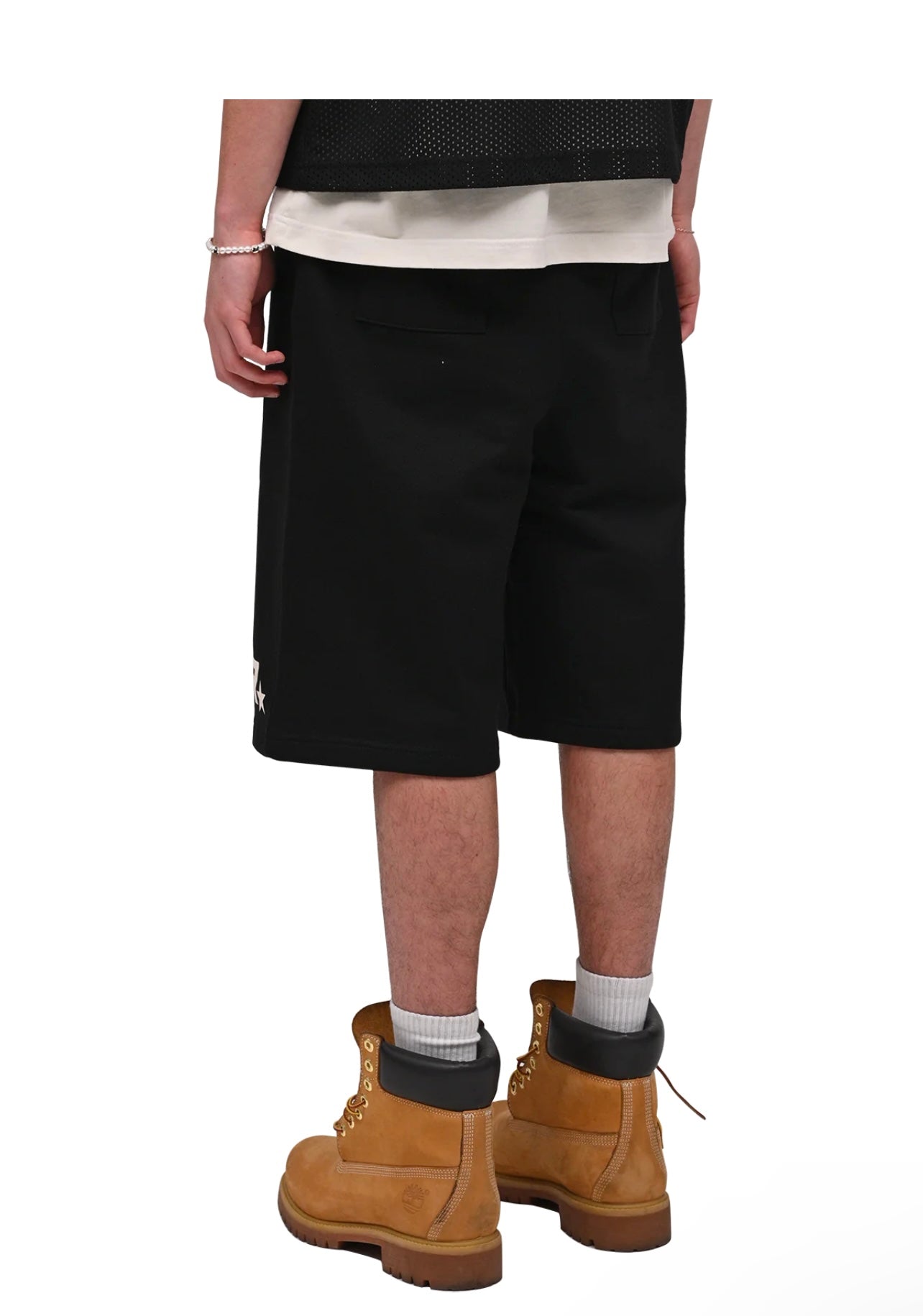 BAGGY JERSEY SHORTS - BLACK