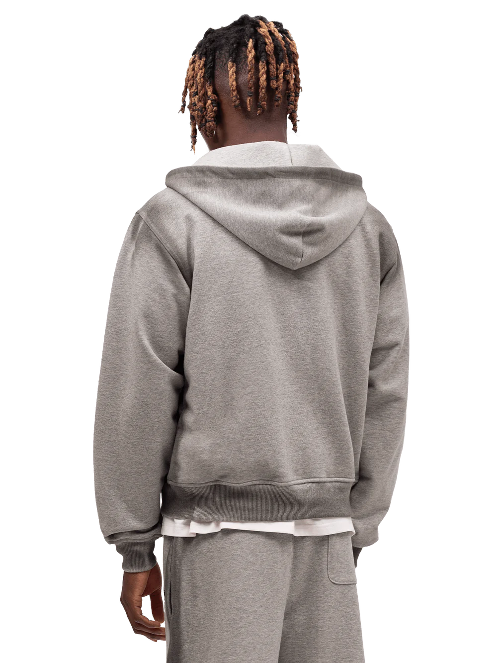 Y2K Zipper Hoodie - Heather Grey