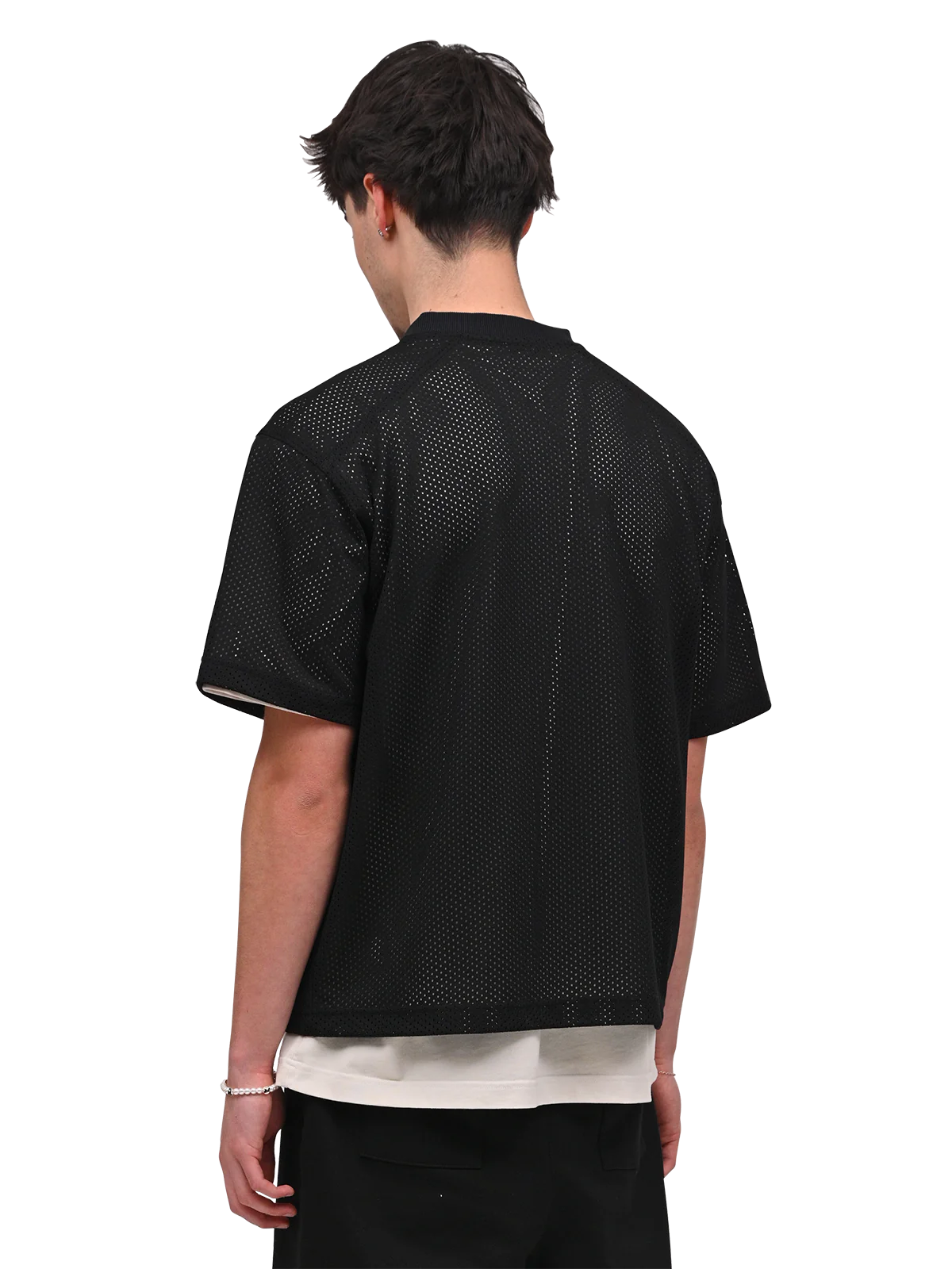 MESH JERSEY - BLACK