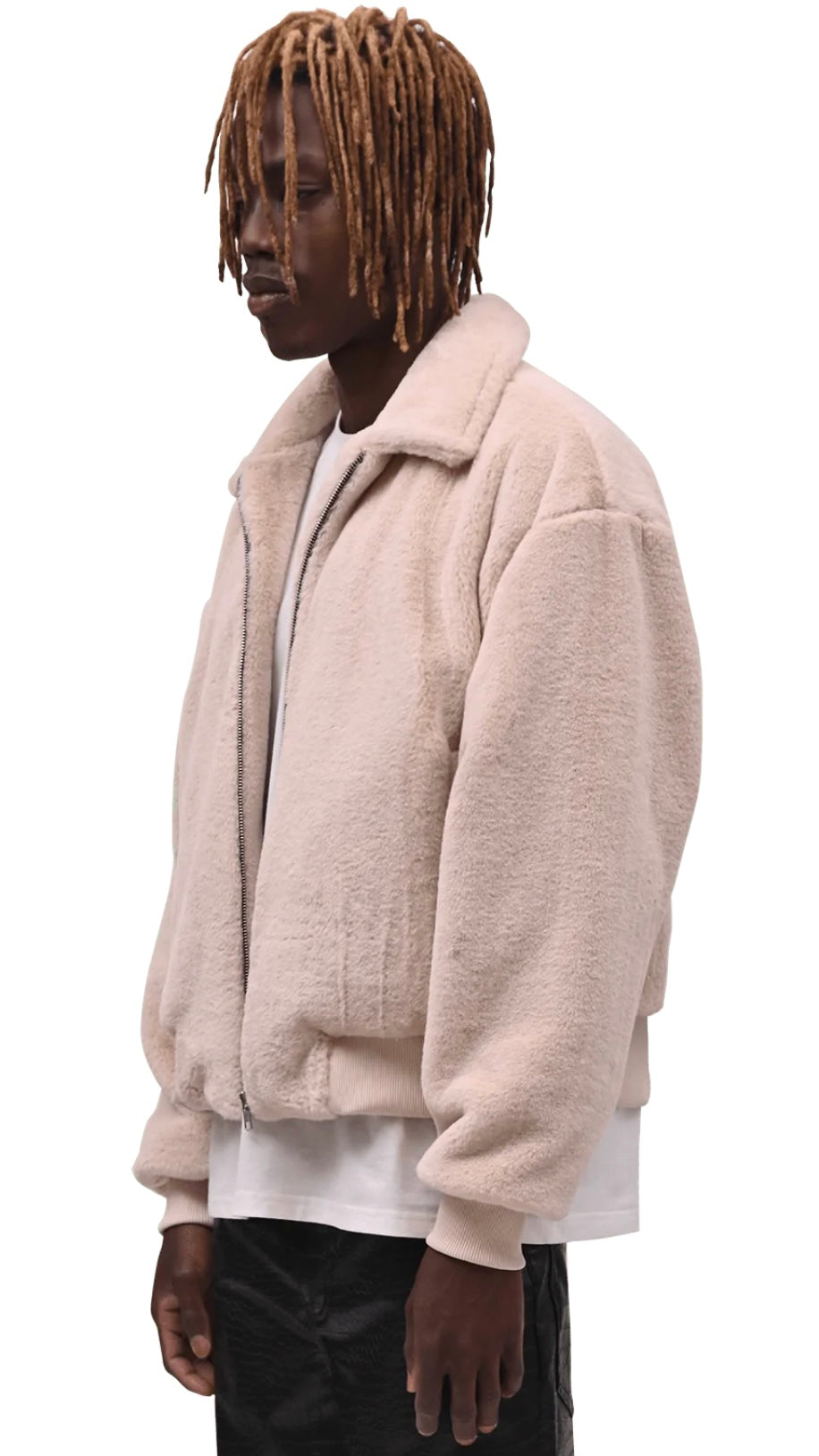 FAUX FUR JACKET - CREAM