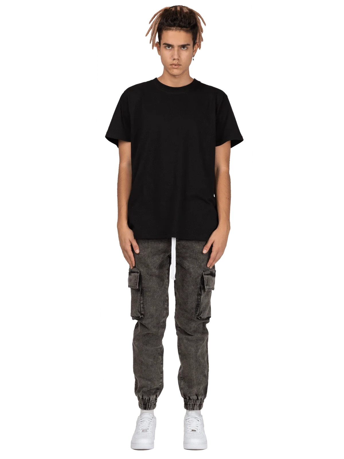 CARGO JOGGER DENIM - VINTAGE BLACK