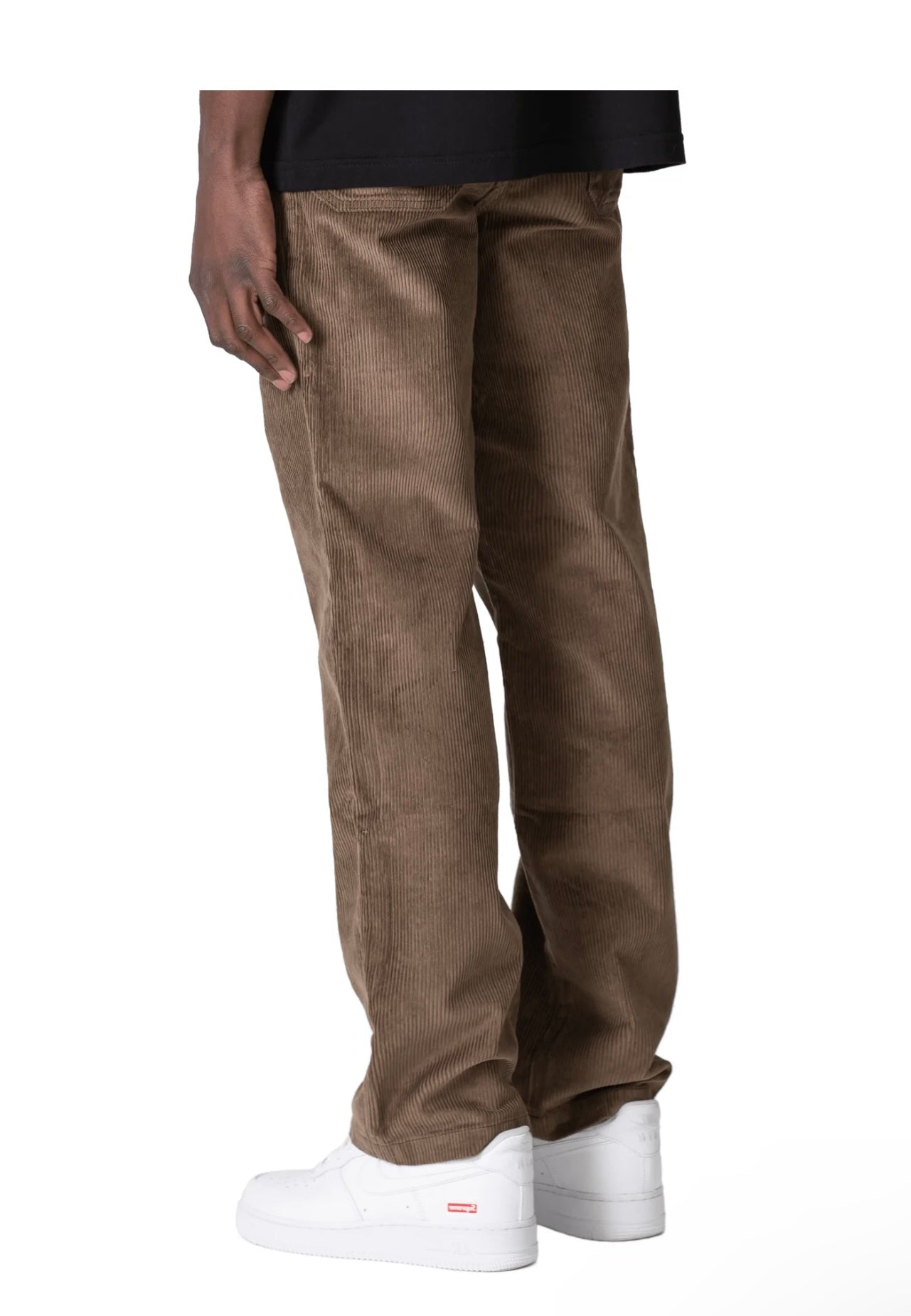 CORD PANTS - OLIVE