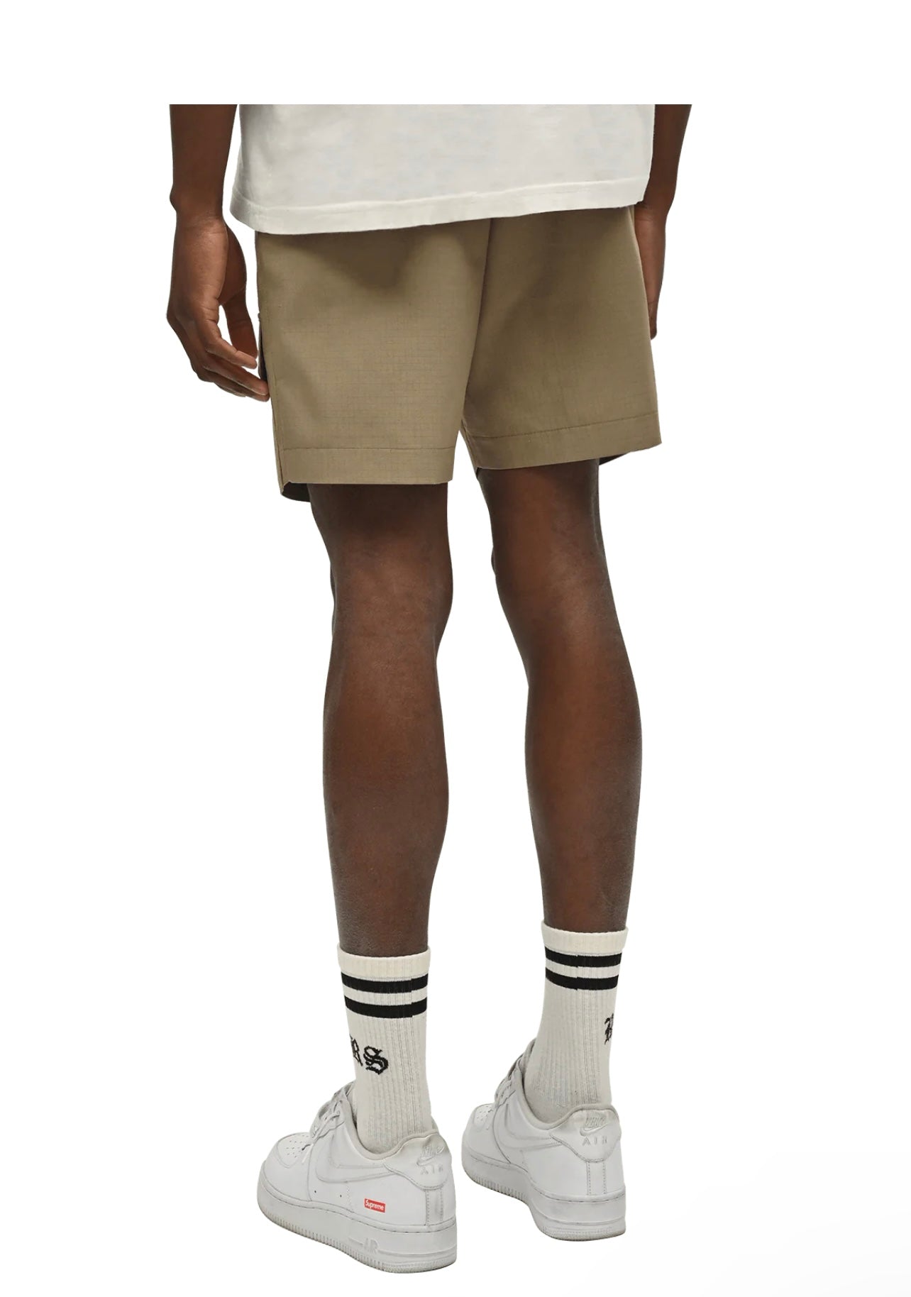 FRONT POCKET SHORTS - ASH