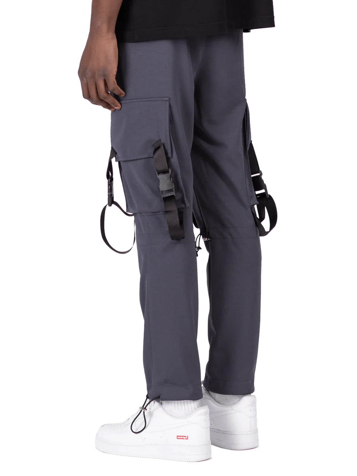 SPORTS CARGO PANTS - GREY