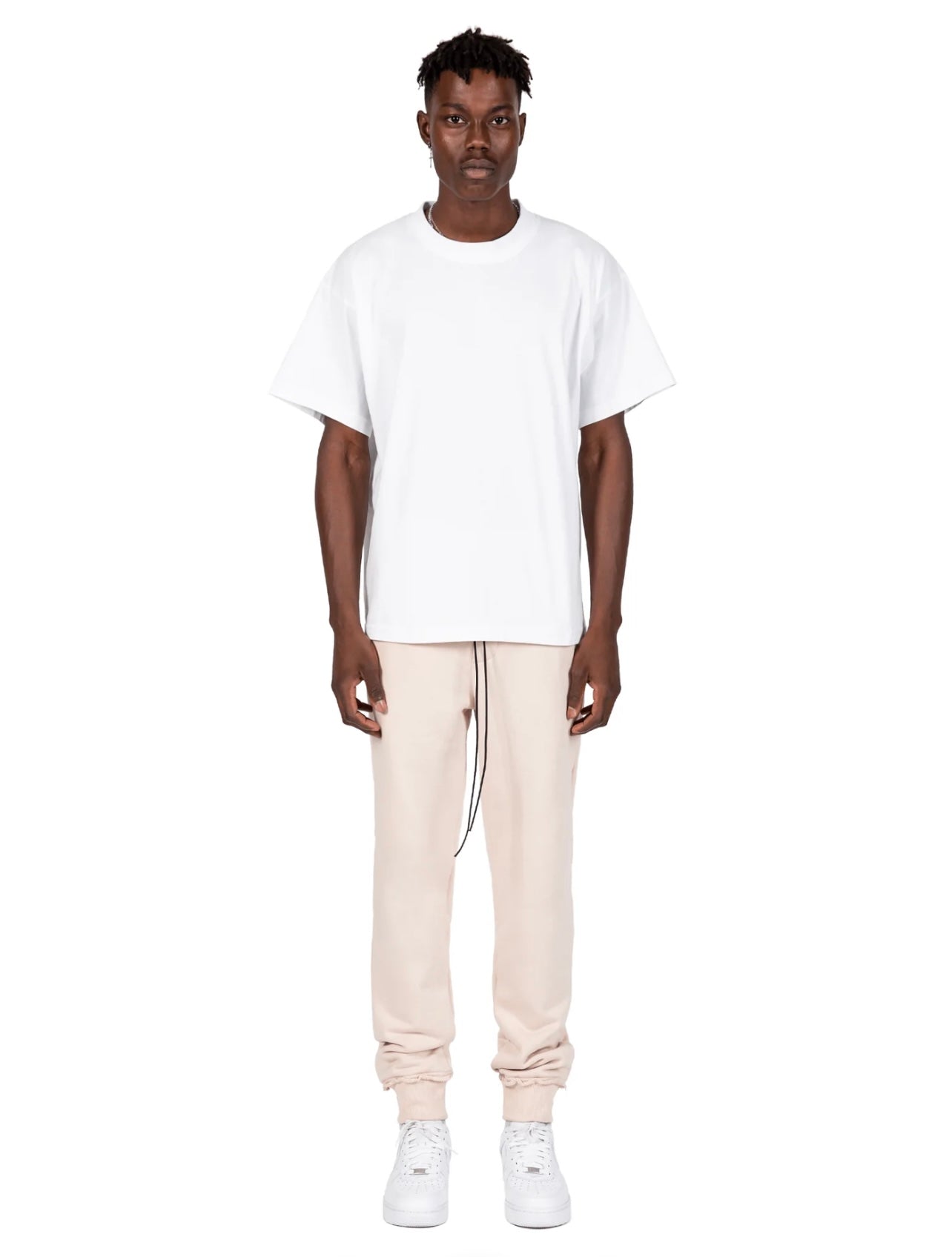 DISTRESSED SWEATPANTS - SAND