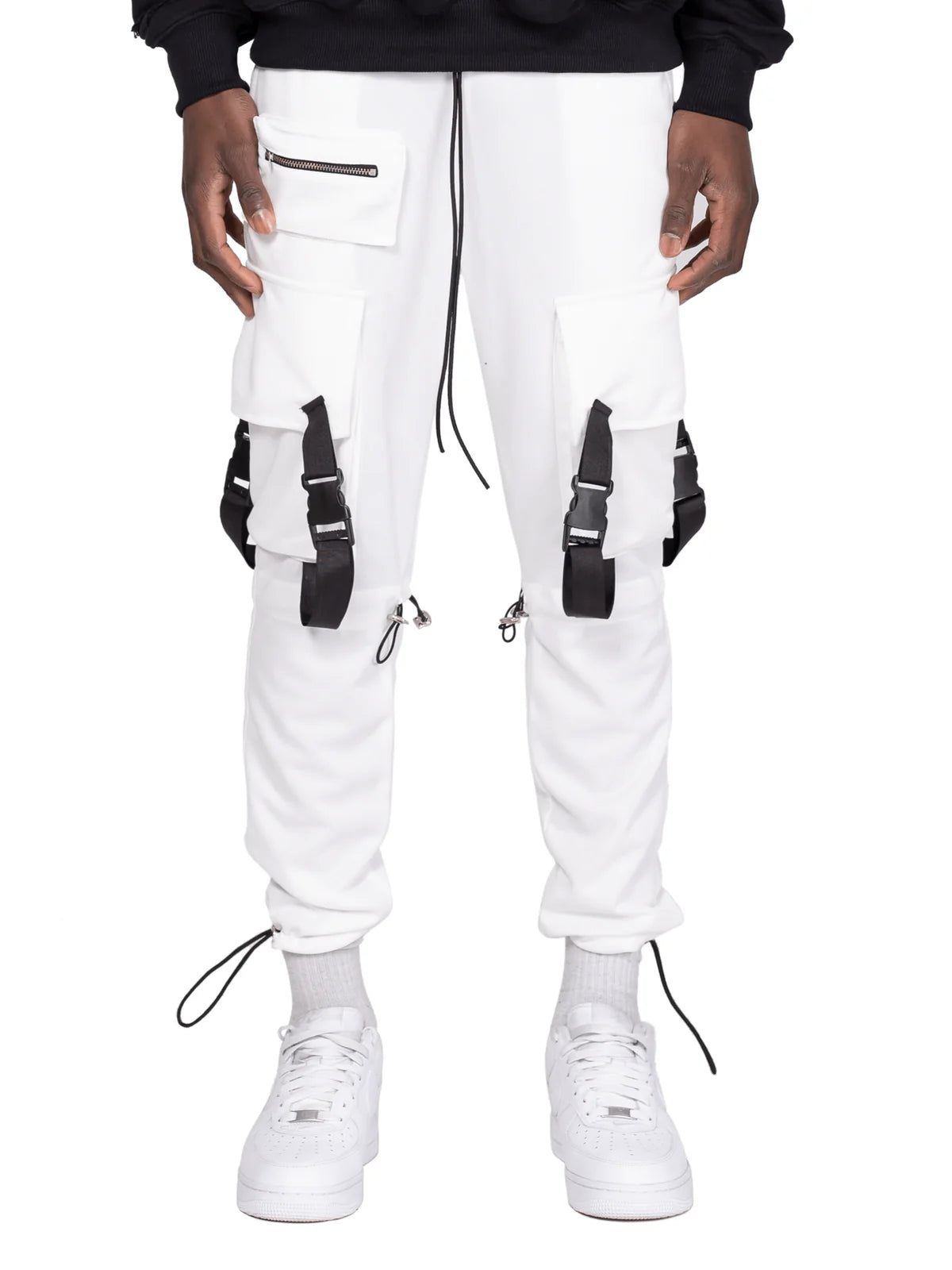 SPORTS CARGO PANTS - OFF-WHITE