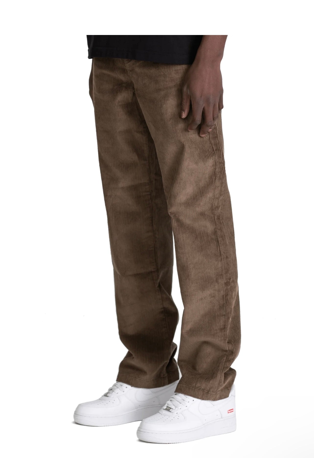CORD PANTS - OLIVE