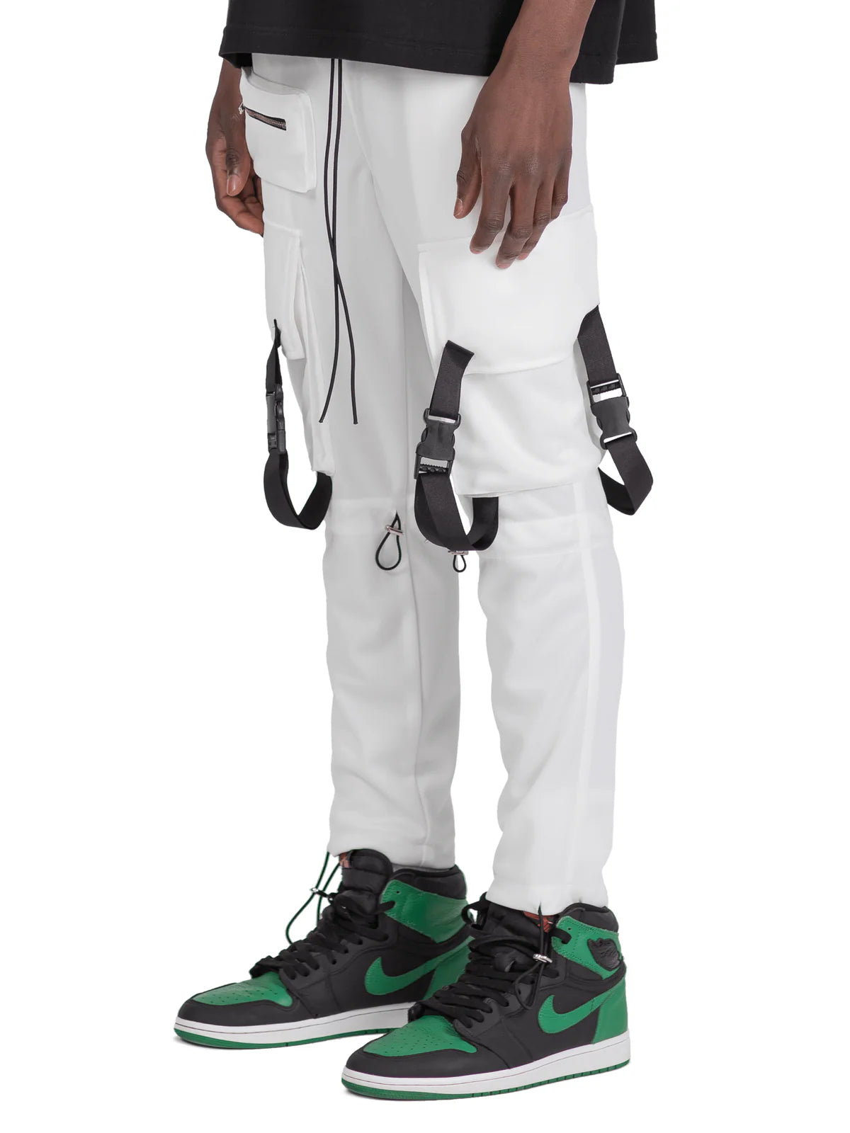 SPORTS CARGO PANTS - OFF-WHITE