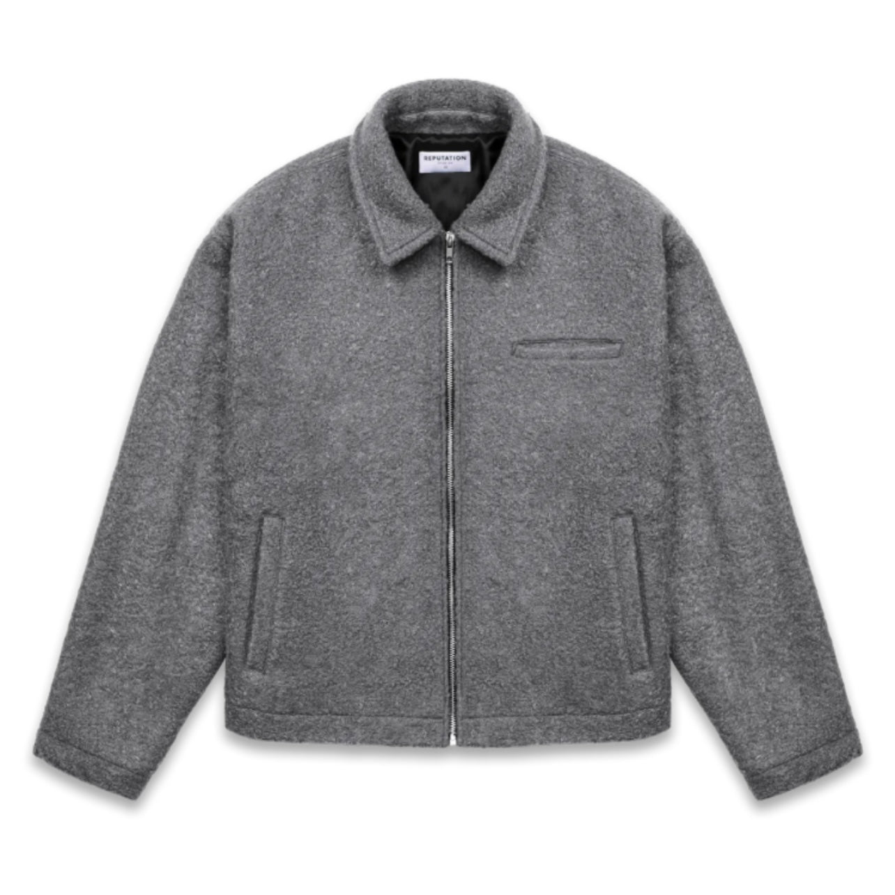 CROPPED JACKET - STONE