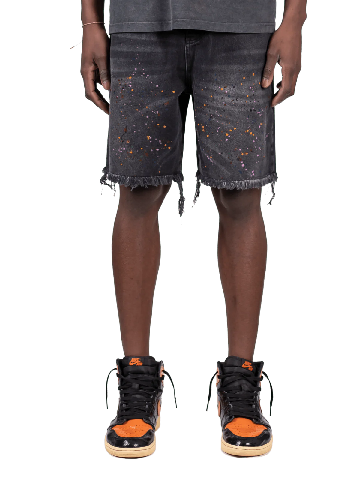 PAINTER SHORTS - BLACK