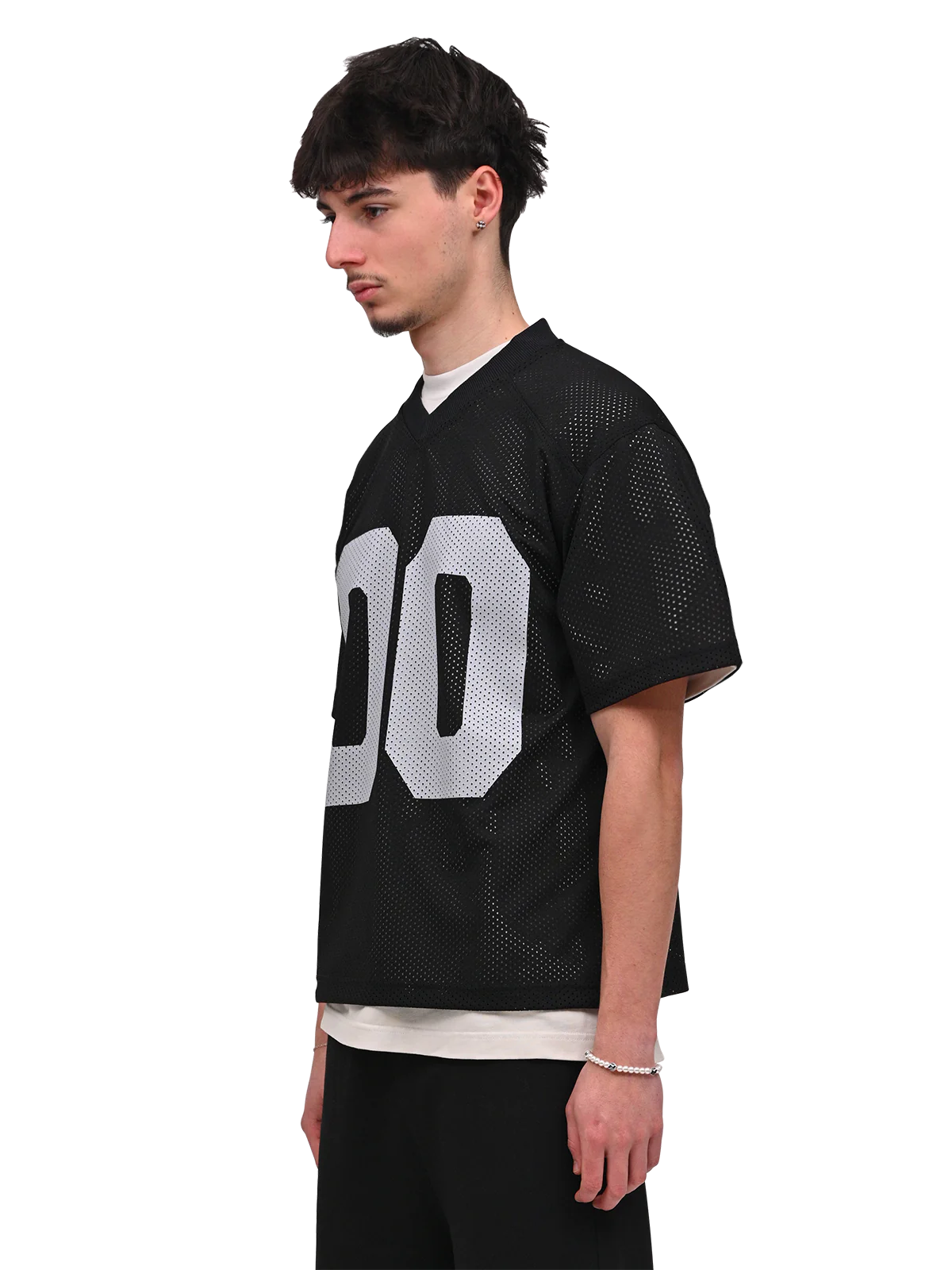 MESH JERSEY - BLACK