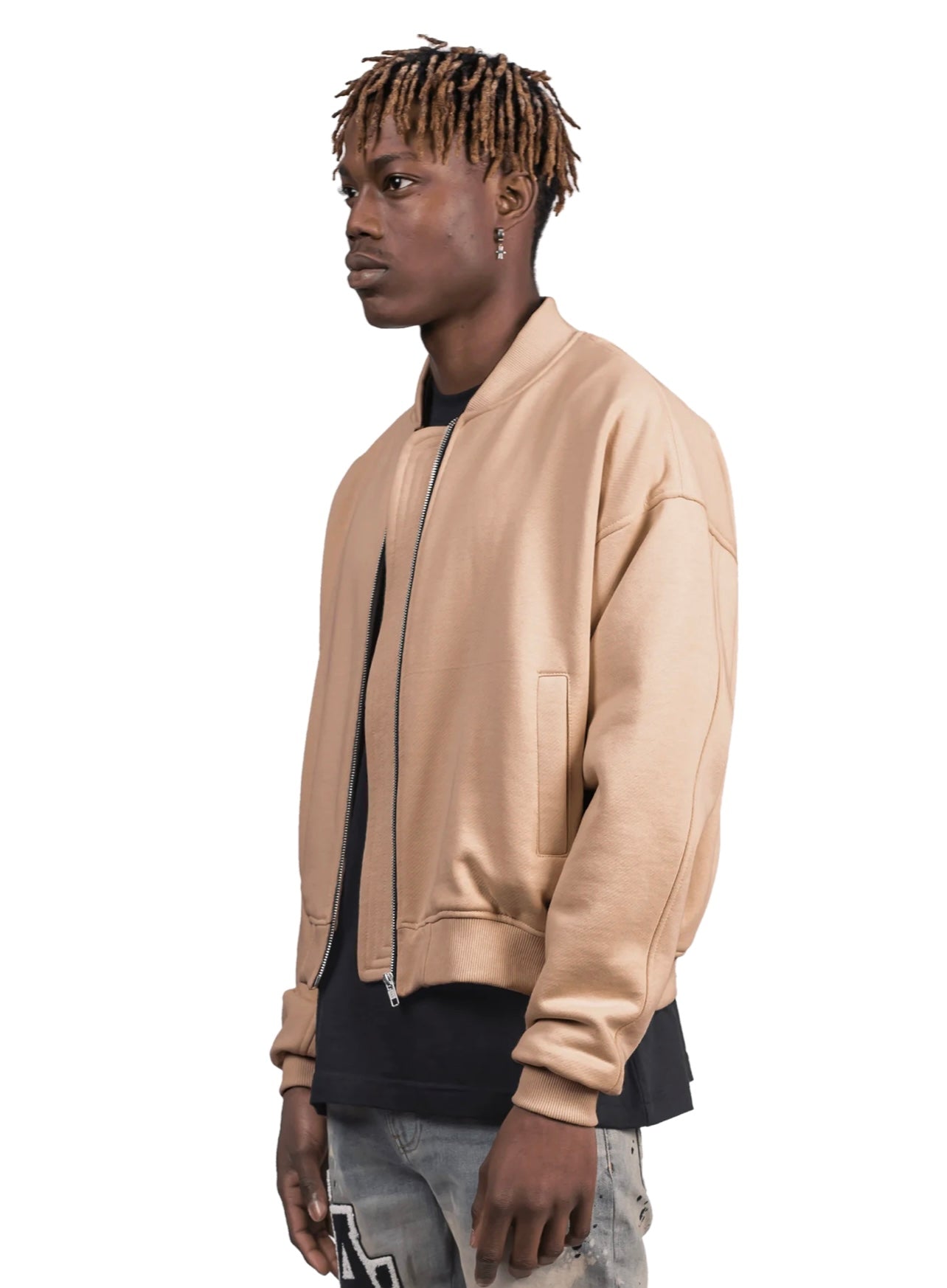 BOMBER JACKET - SAND