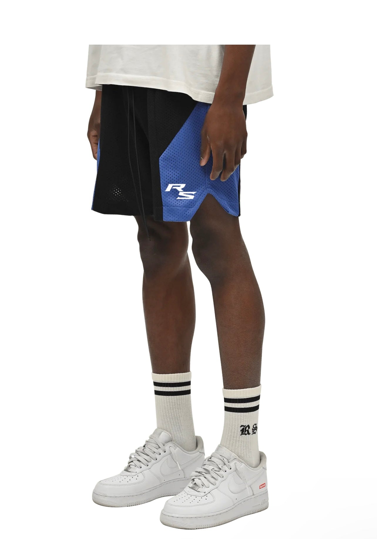 PANEL MESH SHORTS - ROYAL BLUE