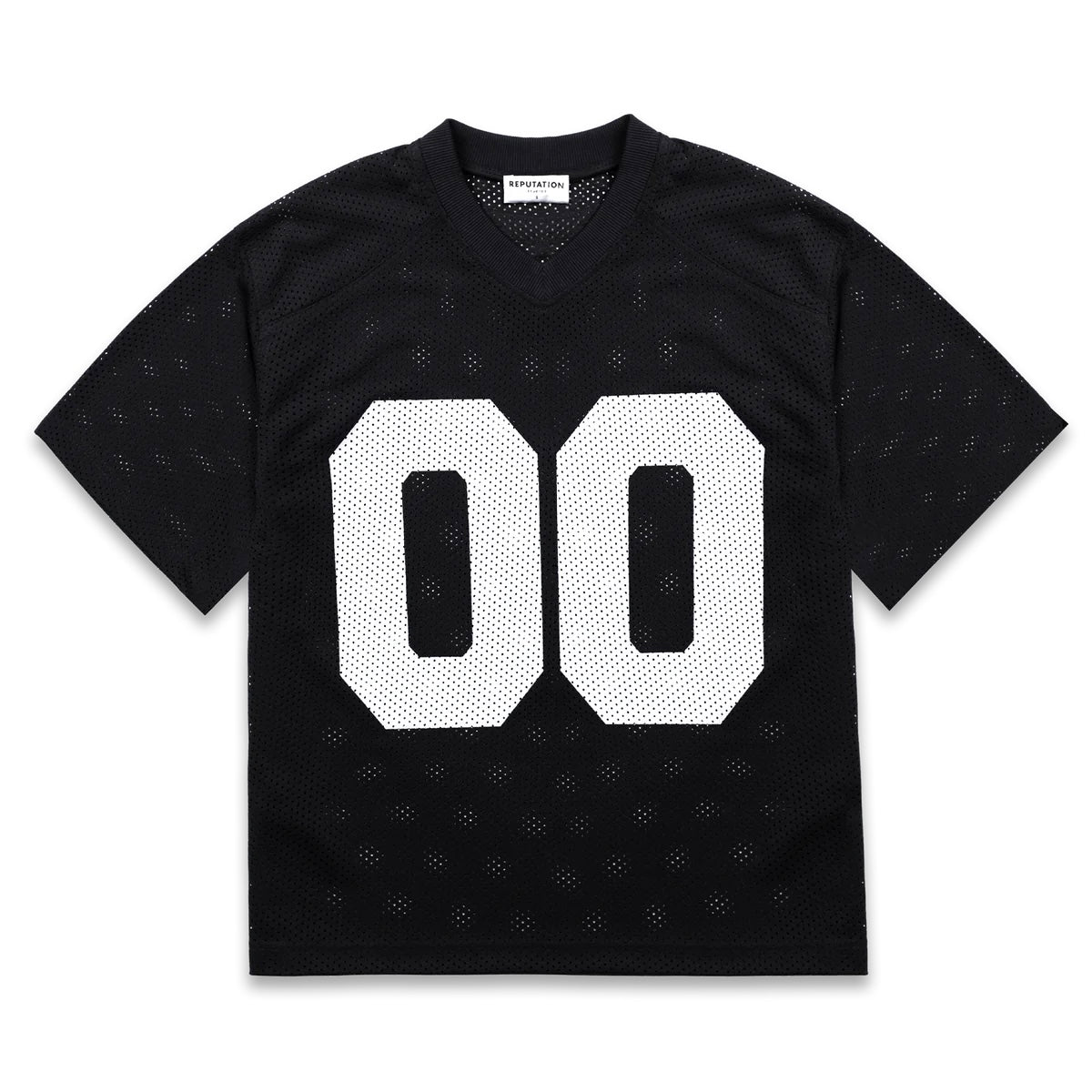 MESH JERSEY - BLACK