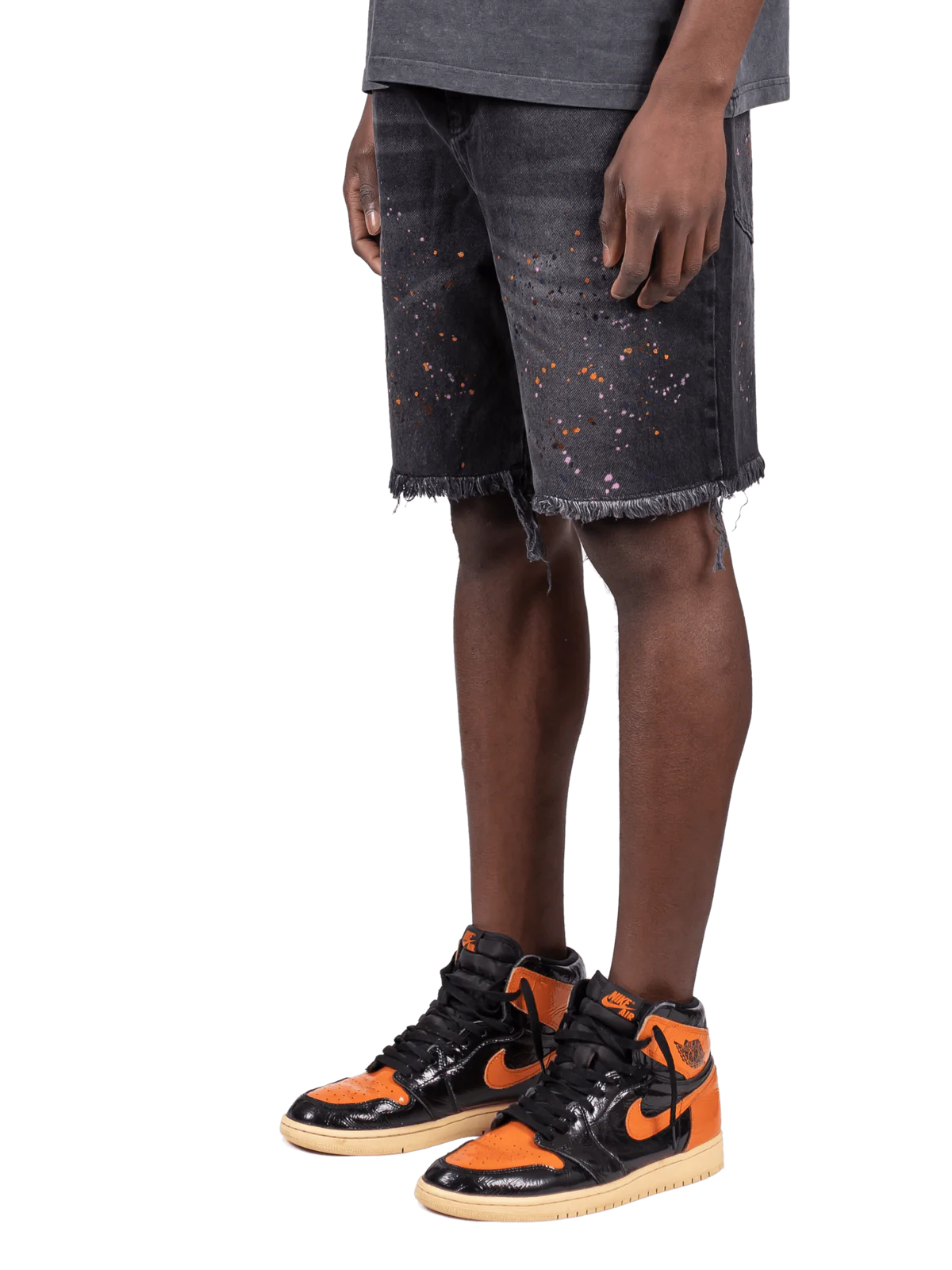 PAINTER SHORTS - BLACK