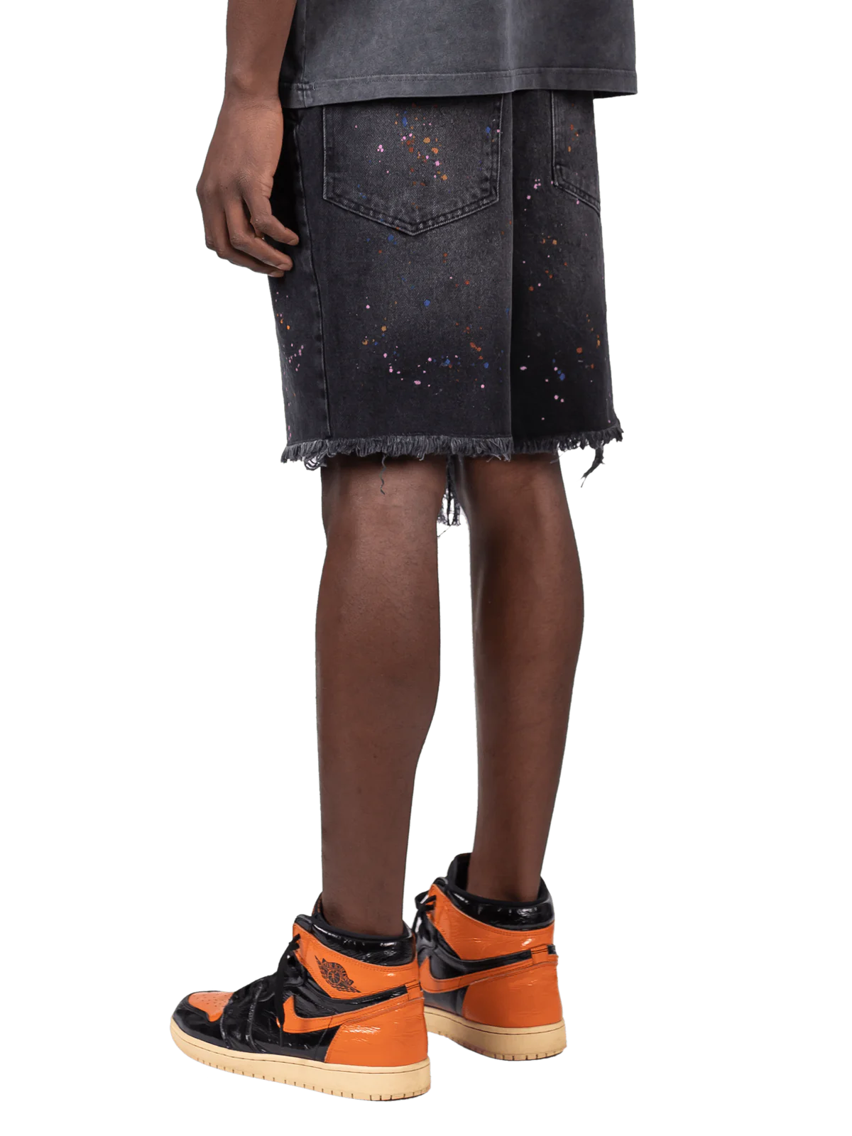 PAINTER SHORTS - BLACK