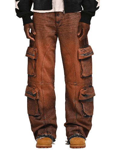 BAGGY CARGO DENIM - BLOOD DIAMOND