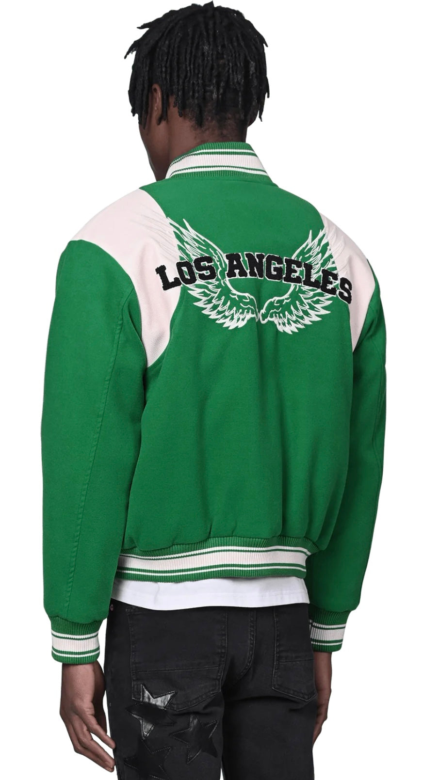 VARSITY JACKET - PINE GREEN