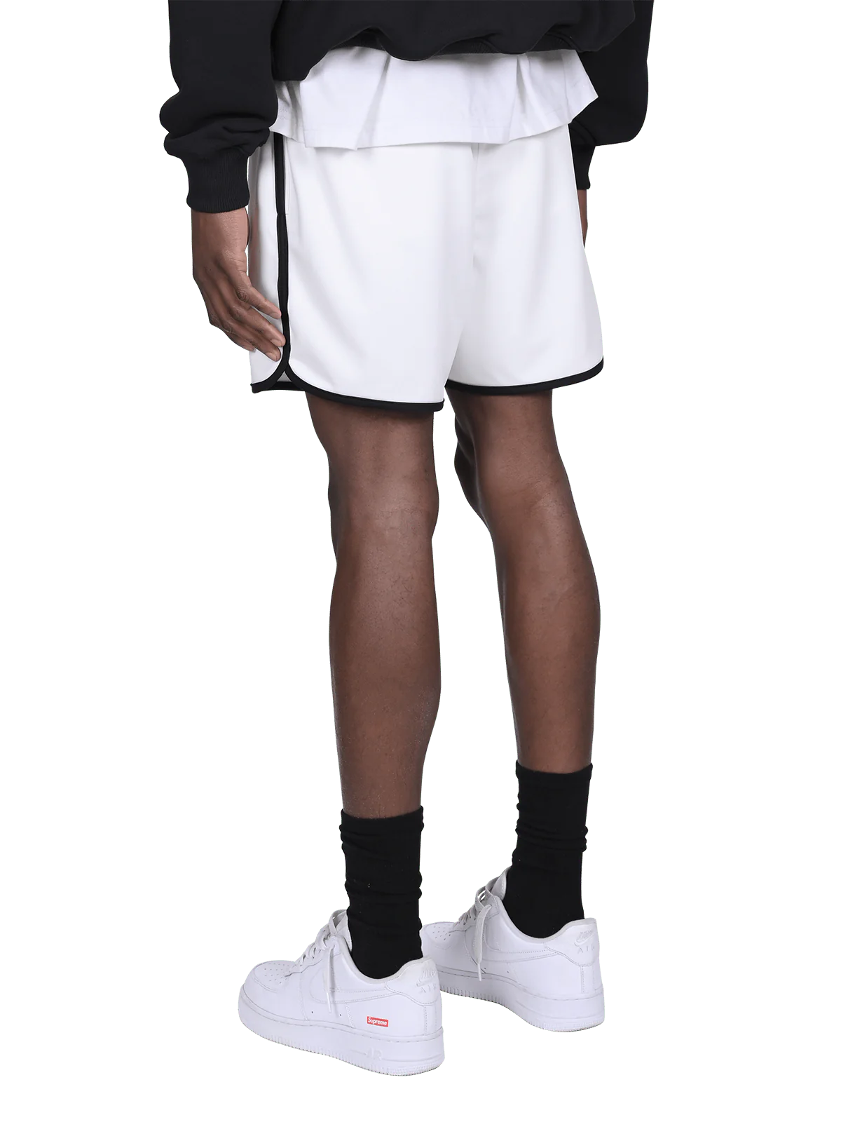 TRACK SHORTS - OFF WHITE