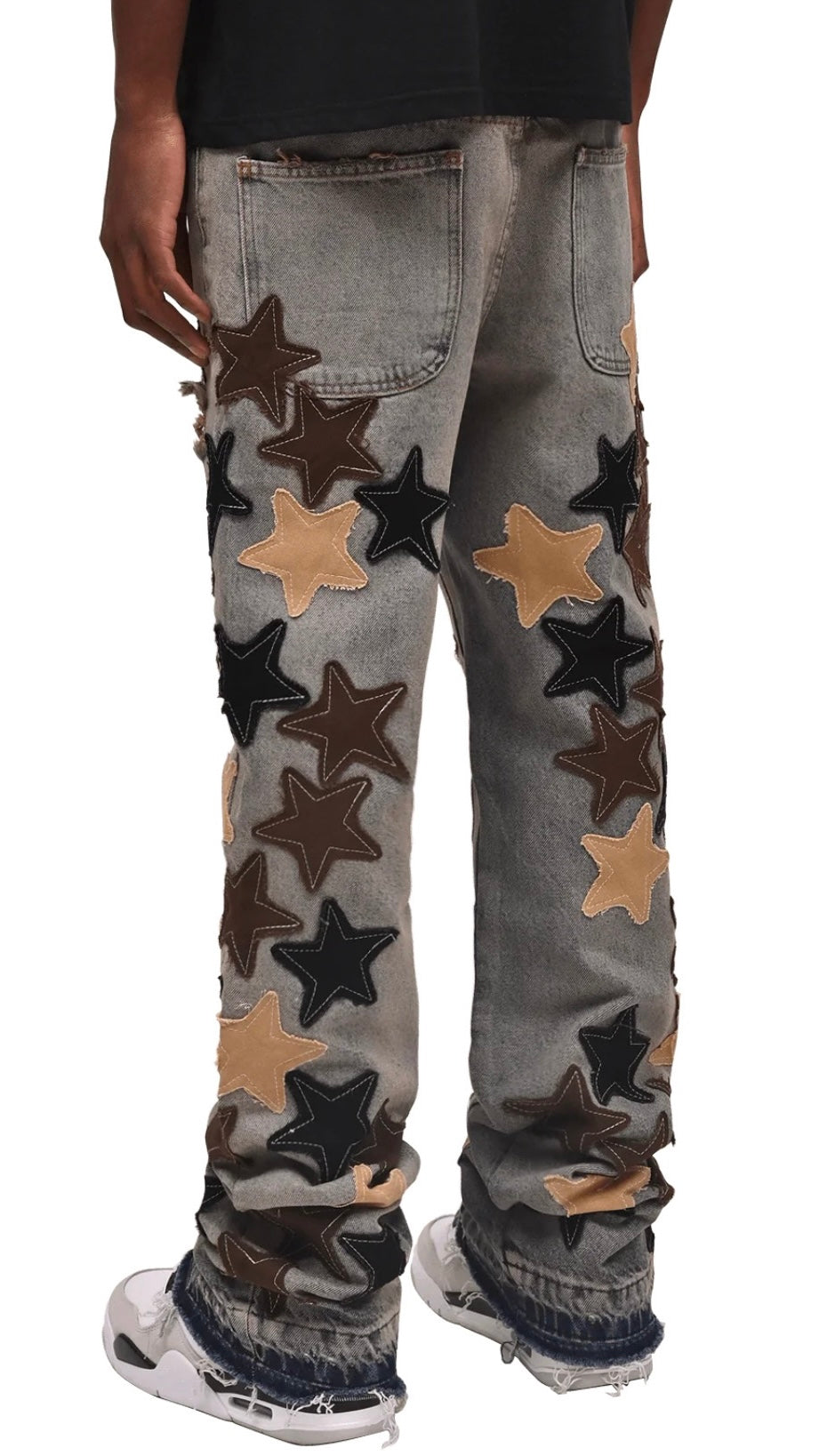 STAR FLARE DENIM - CREAM WASH