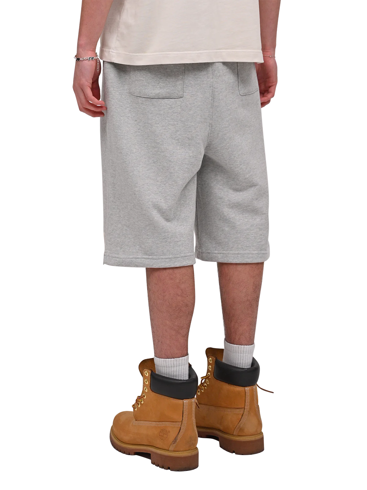 BAGGY JERSEY SHORTS - HEATHER GREY