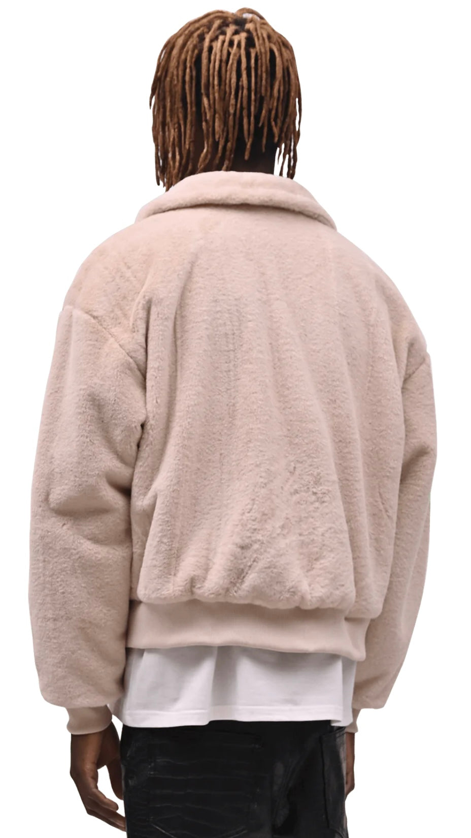 FAUX FUR JACKET - CREAM