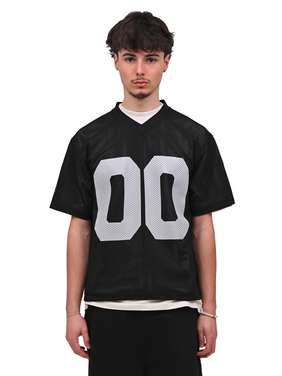 MESH JERSEY - BLACK