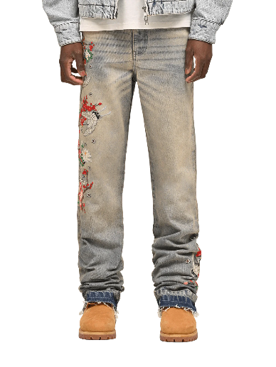 JAPANESE GARDEN DENIM - CREAM WASH