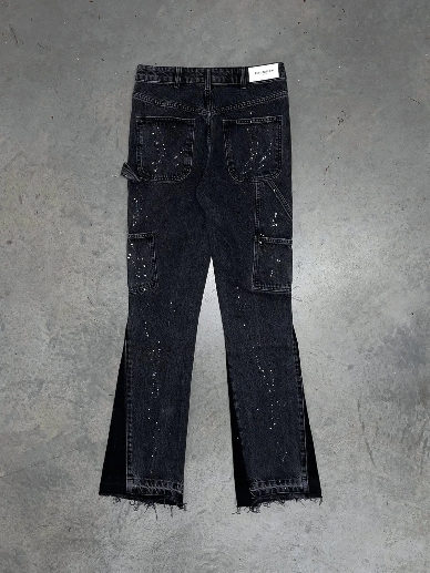 FLARE DENIM - BLACK