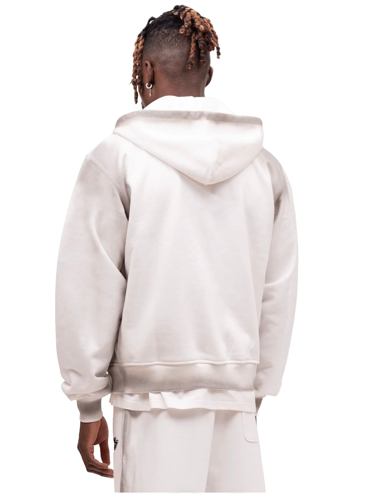 Y2K Zipper Hoodie - Pearl
