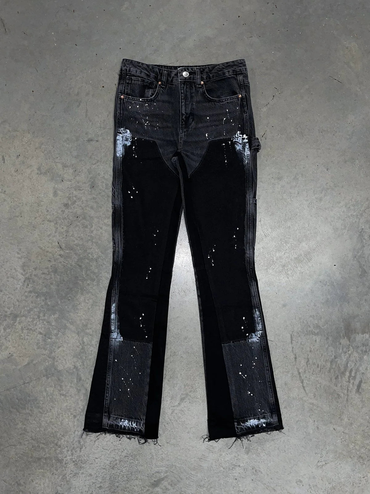 FLARE DENIM - BLACK