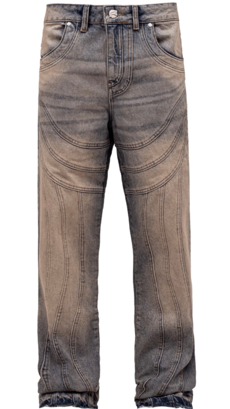 WAVE STITCH DENIM - CREAM WASH