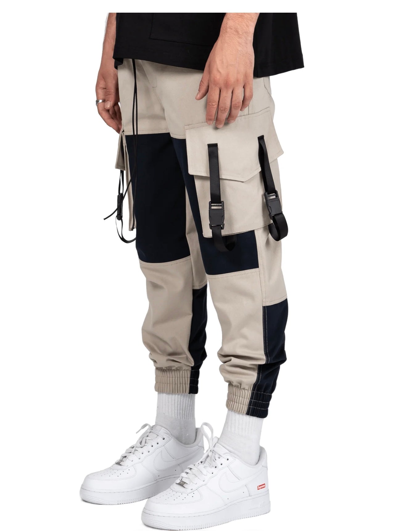 TECH CARGO PANTS - STONE