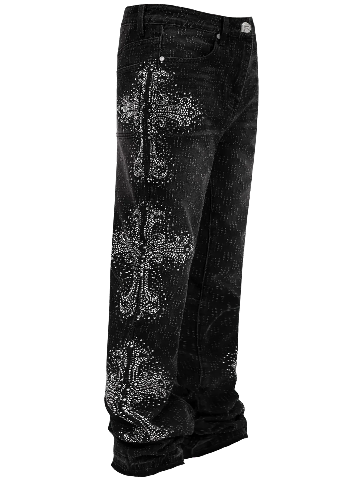 ICED CROSS FLARE DENIM