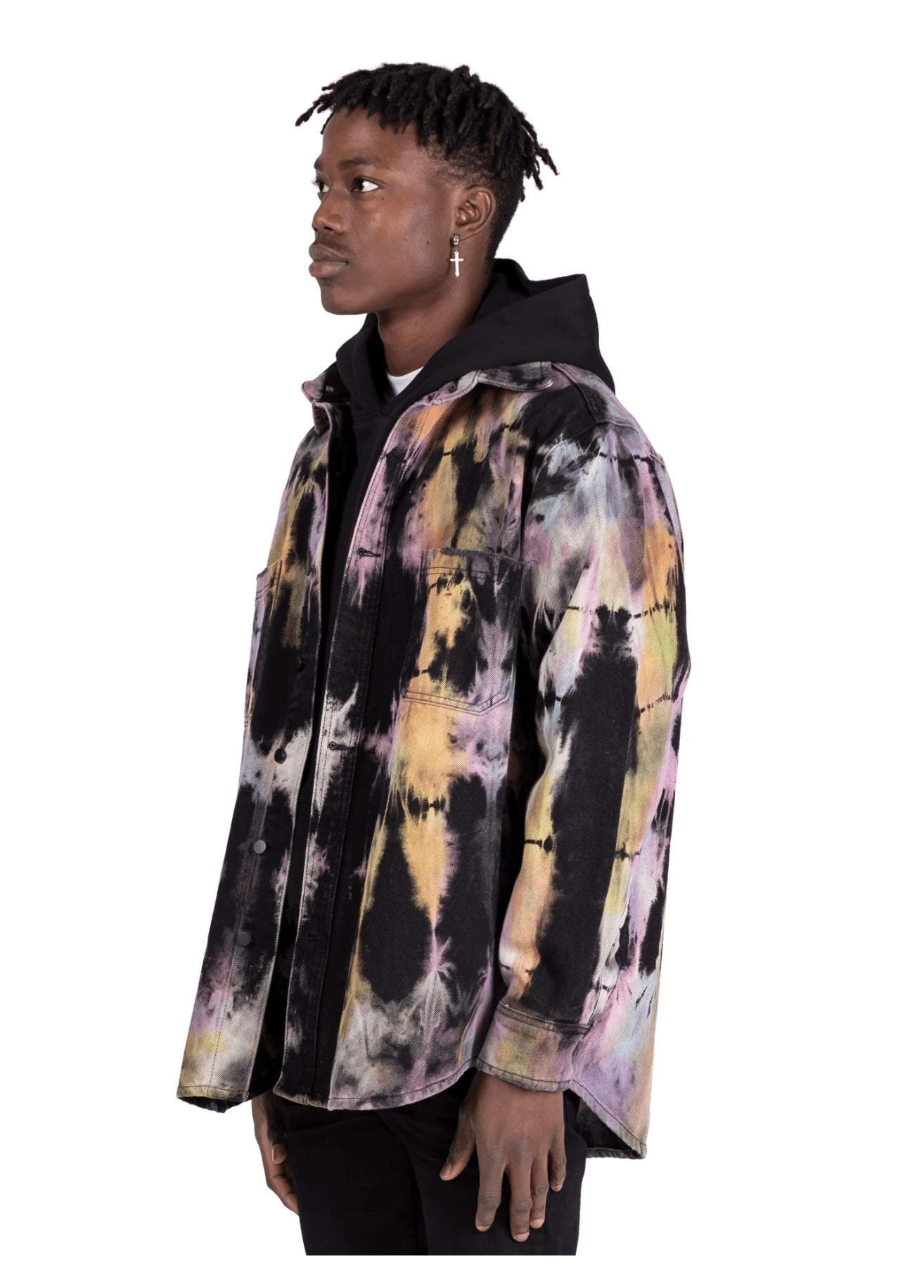 OVERSIZED TIE DYE SHIRT - COLOUR