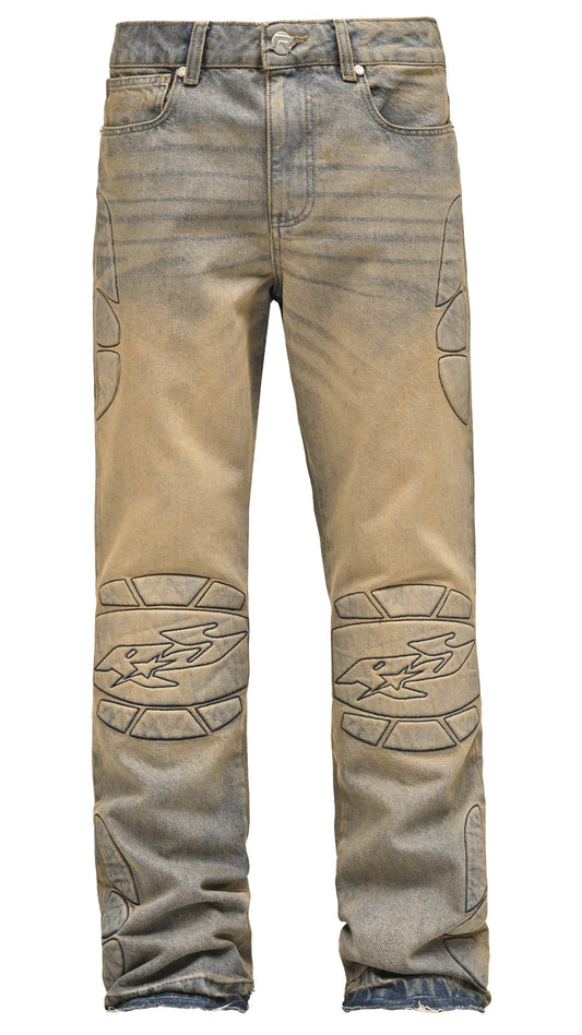 MOTO FLARE DENIM