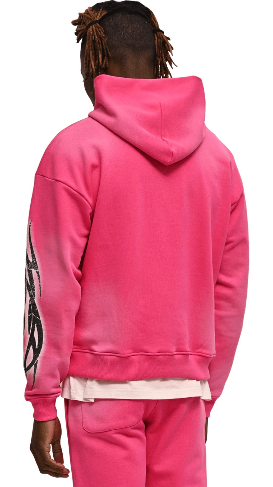 TRIBAL HOODIE - HOT PINK