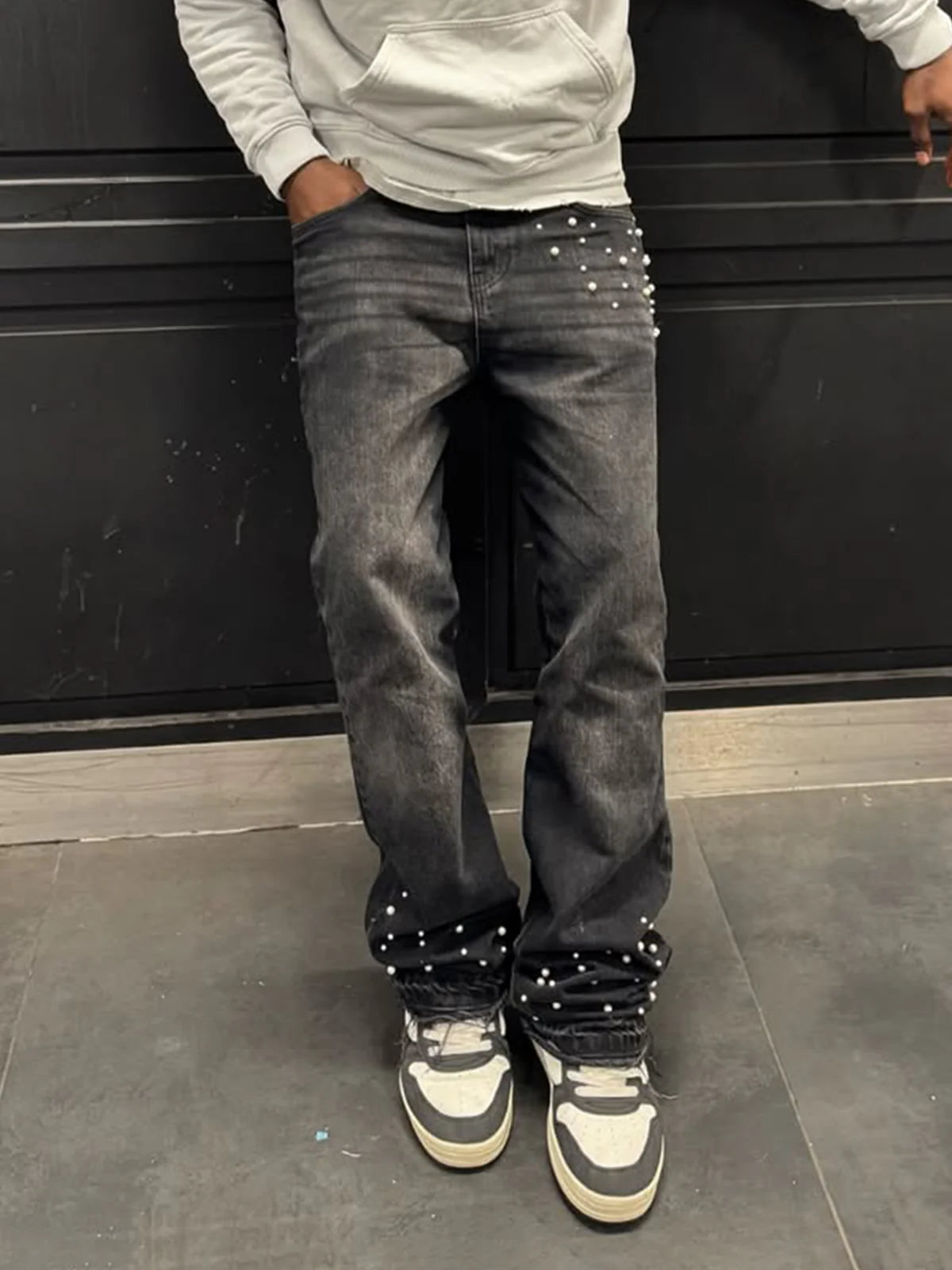 PEARL DENIM - BLACK
