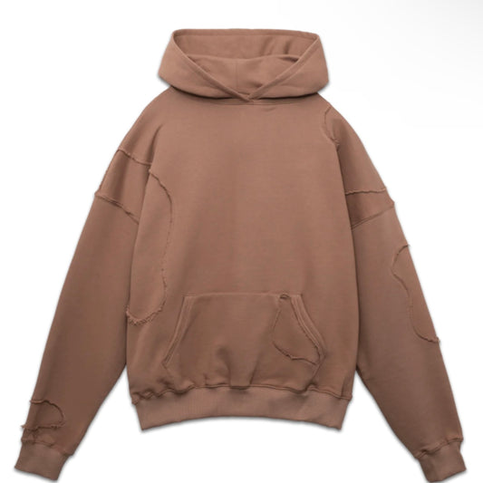 REPAIRED HOODIE - CLAY