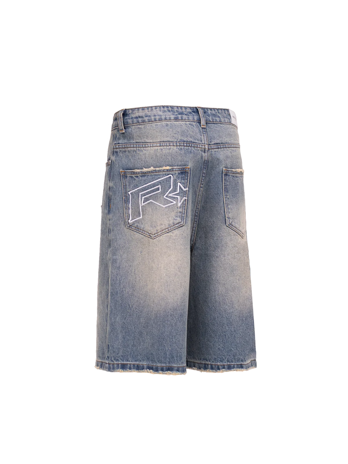 DENIM SHORTS - CREAM WASH