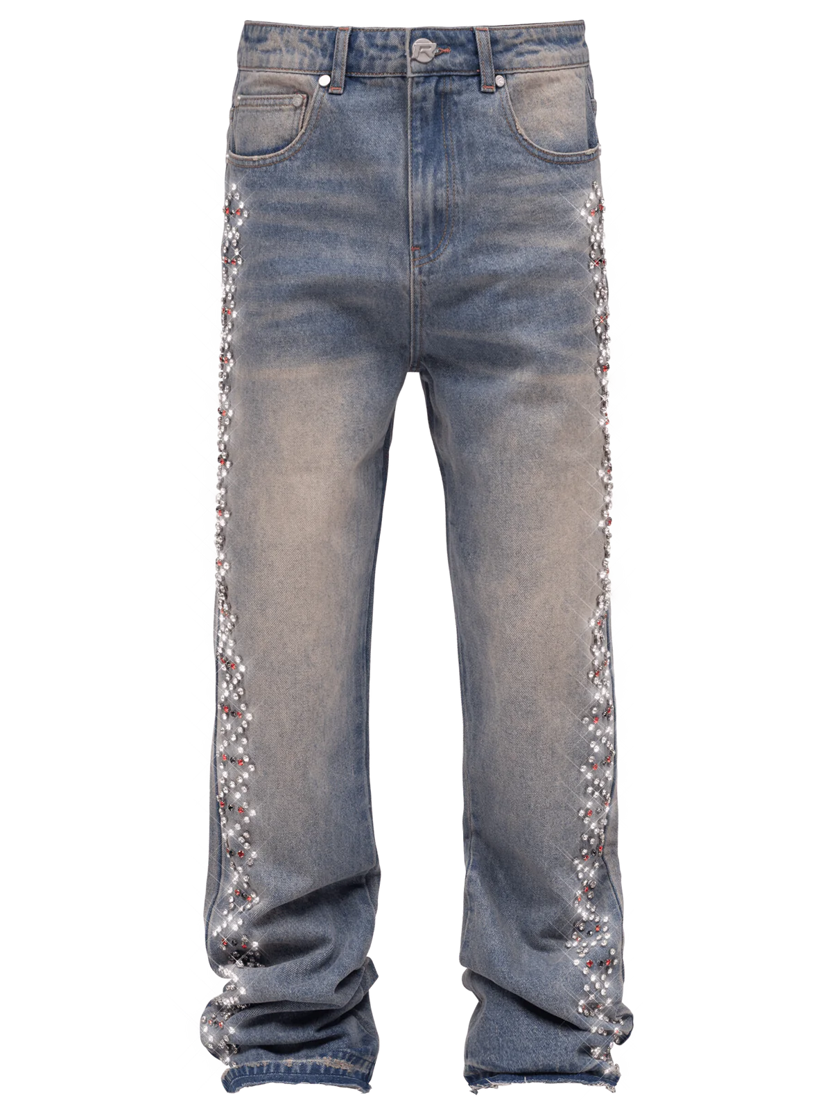 PRISM CHAIN DENIM - CREAM WASH