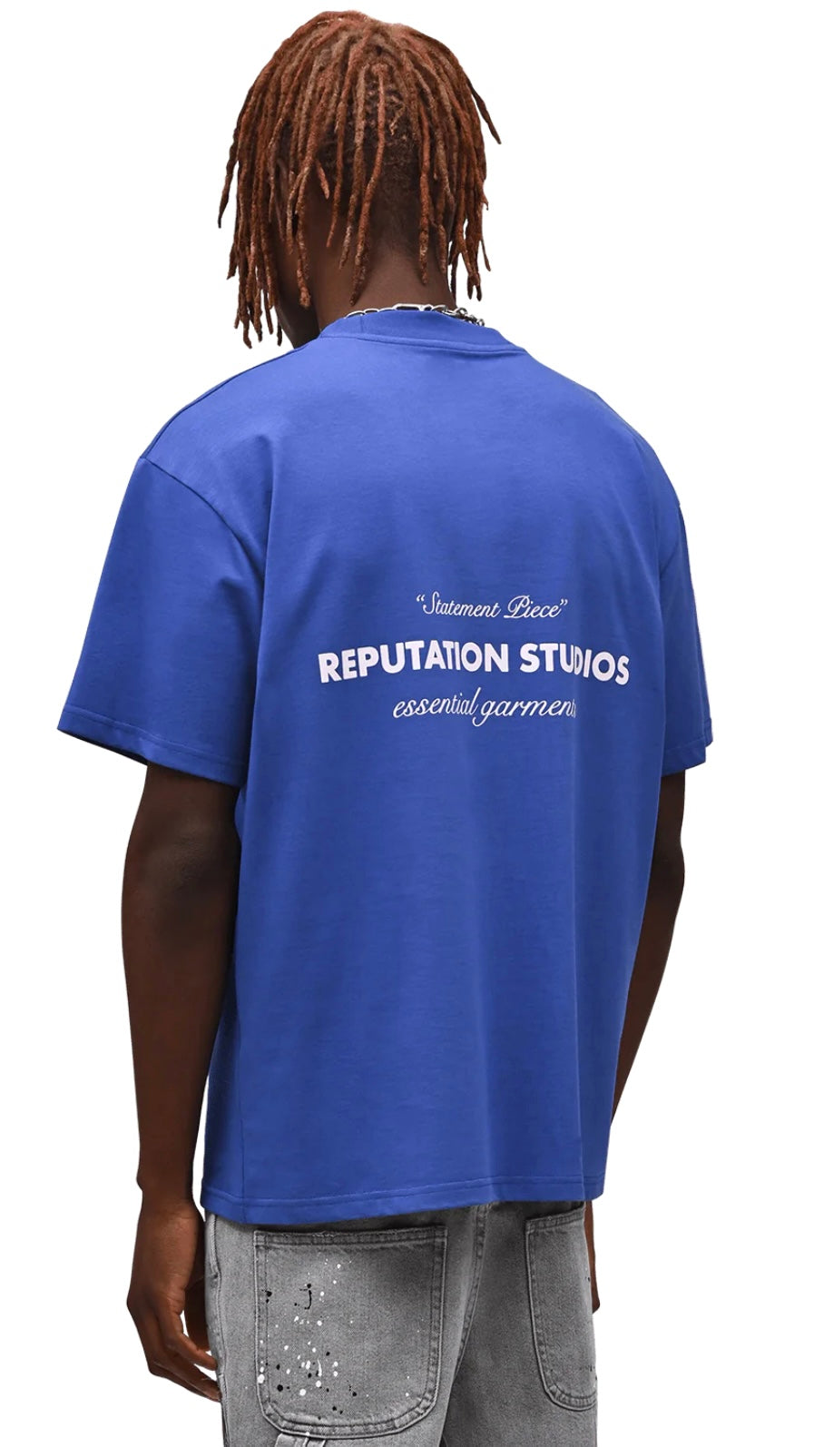 "STATEMENT PIECE" TEE - ROYAL BLUE