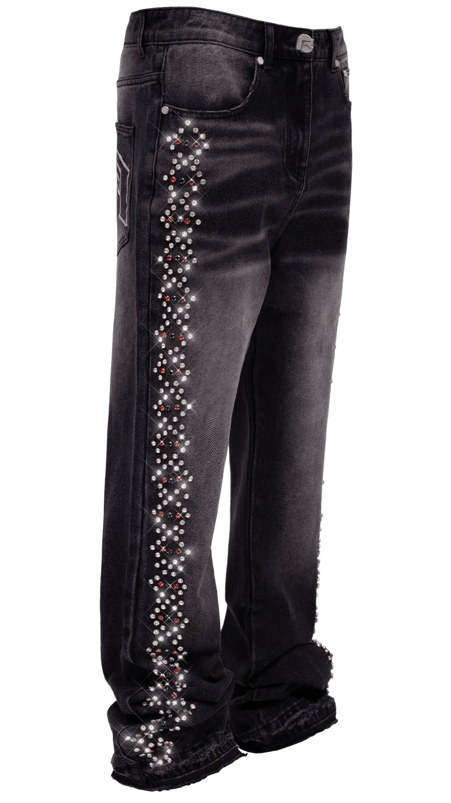 PRISM CHAIN DENIM - BLACK