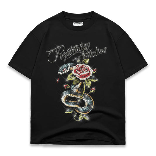 VENOM TEARS RHINESTONE TEE