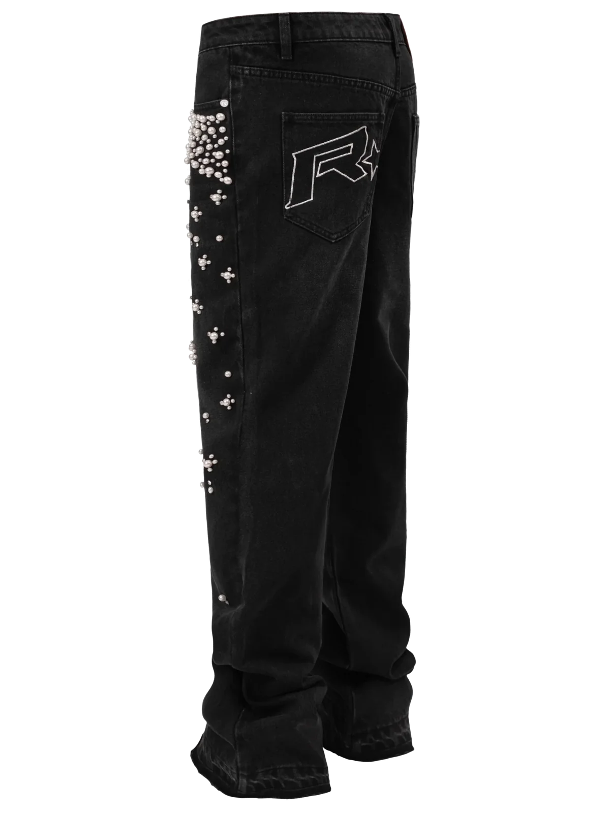GRADIENT PEARL DENIM - BLACK