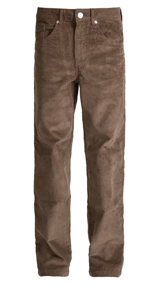 CORD PANTS - OLIVE