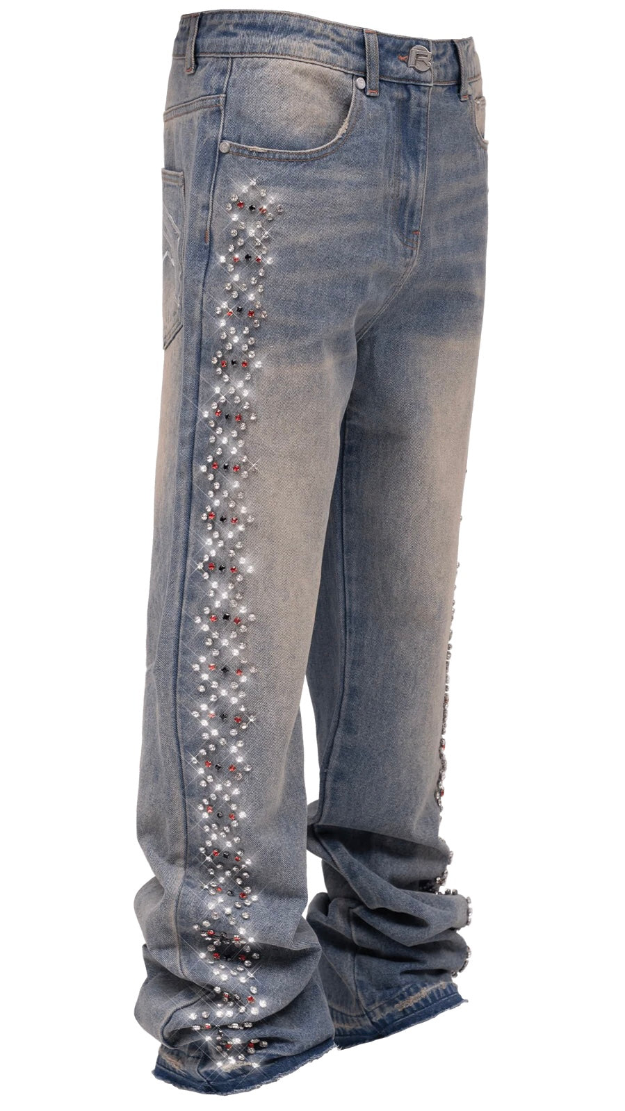 PRISM CHAIN DENIM - CREAM WASH