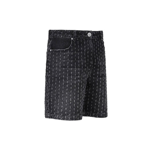 BULLET HOLE SHORTS - BLACK